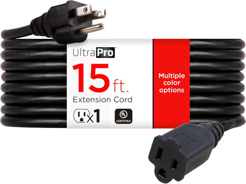 Outdoor Extension Cord, 15 Ft, Heavy Duty Extension Cord