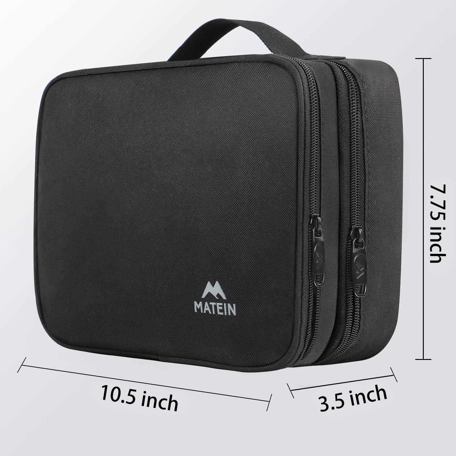 Electronics Organizer Travel Case, Cable Organizer Bag, Black
